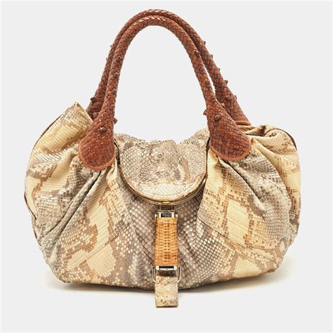 fendi python bag|fendi spy handbags.